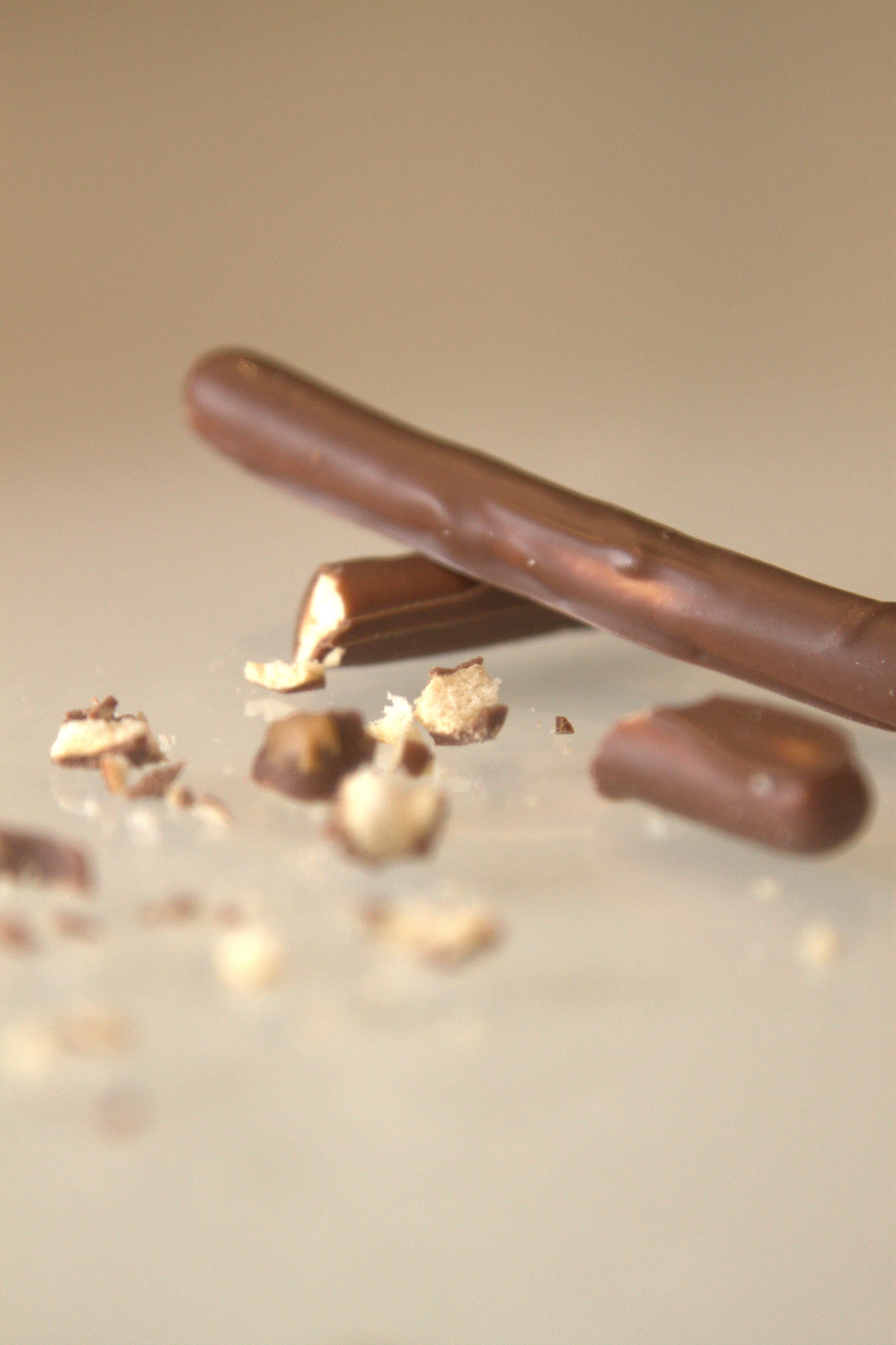 Chocolate stick confection