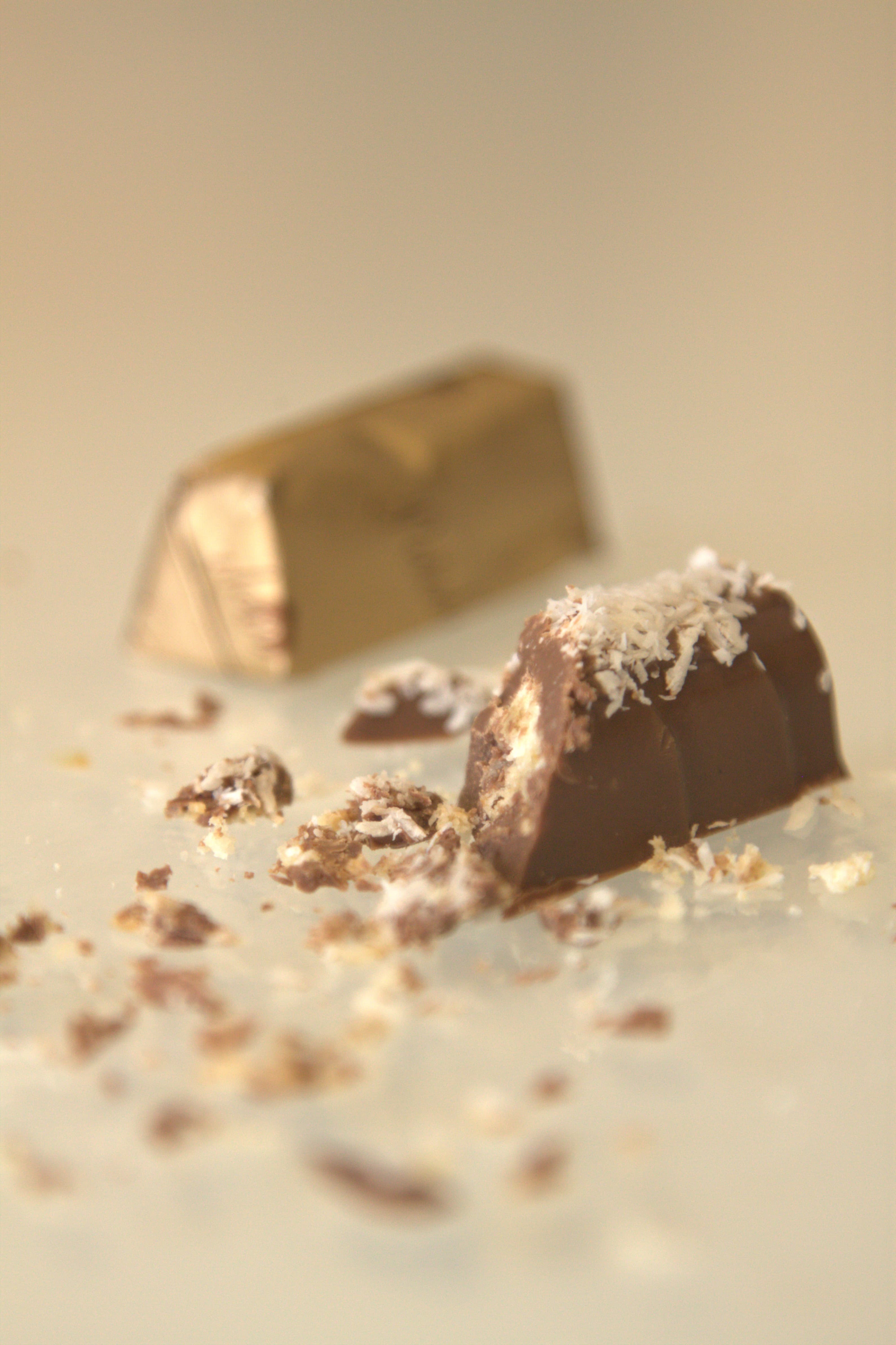 Coconut chocolate piece